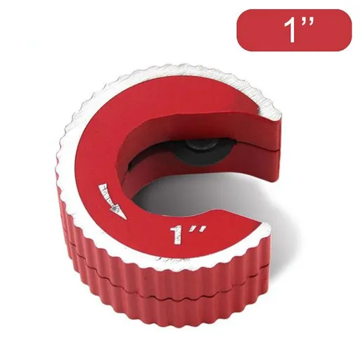 Mini Pipe Cutter Tool with Copper Aluminum PVC Tube Cutting for Plumbing Repair and Small Hardware Fabrication Tasks (CT-113AL(1"))