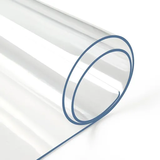 2mm Thick Clear Table Cover Protector 36 x 60 Inch, Plastic Table Cover Rectangle, PVC Clear Table Protector, Desk Protector Mat for Dining Room Table