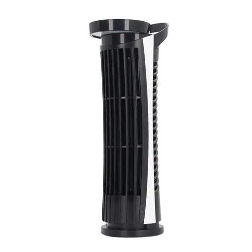 Tower Fan 90 Degree Oscillating Fan with 2 Speeds Light Standing Bladeless Fan 34dB Quiet USB 2.0 for Indoors Bedroom Black