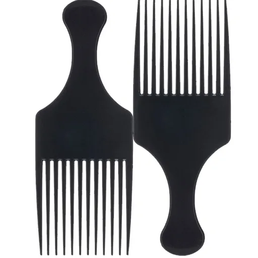 Hair Pick, Professional Afro Pick Comb Portable Hairdressing Wig Braid Hair Styling Comb Hair Style Tool for Salon Home Use