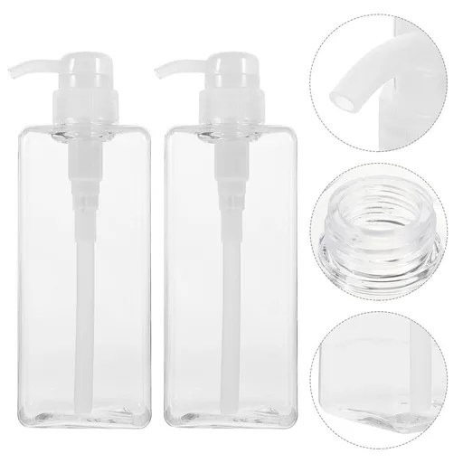 Pump Bottle Dispenser 2Pcs for Mason Jar Bathroom Use