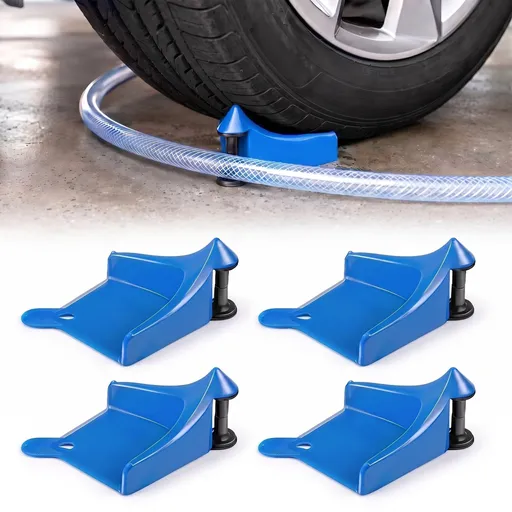 4 Pcs Car Hose Guides for Car Washing and Pressure Washer,Prevents Hose Snags, Textured Anti-Slip Grip, Durable Plastic, Easy Storage, Fits Cars, Trucks, SUVs, RVs and Motorcycles