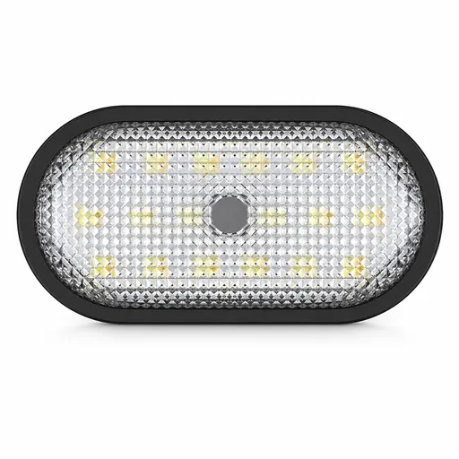 18LED Wireless Car Interior Dome Light, USB Rechargeable Trunk Roof Lamp for Car, RV, UTV and Truck