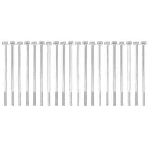 20pcs M6 x 120mm Hex Extended Motor Screw Hex Head Long Screw for Agriculture Household