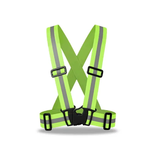 Reflective Vest Running Gear, High Visibility Adjustable Safety Ves for Night Cycling,Hiking, Jogging,Dog Walking
