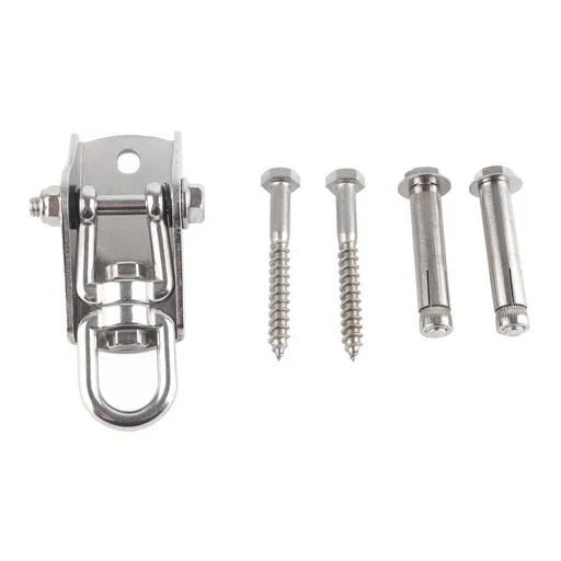 Hammock Hanging Kit Stainless Steel Heavy Duty Swing Hanger 360 Degree Rotate Swing Hanger Suspension Hooks