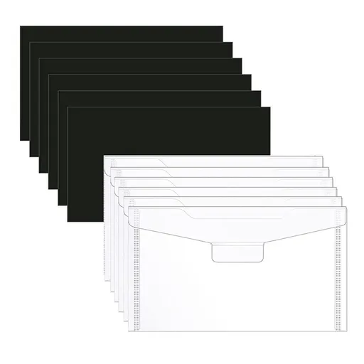 20 Pieces Die Storage Envelopes and Magnet Sheets, Thicken 0.8mm Stamp and Dies Rubber Magnetic Sheets Storage Pockets Set