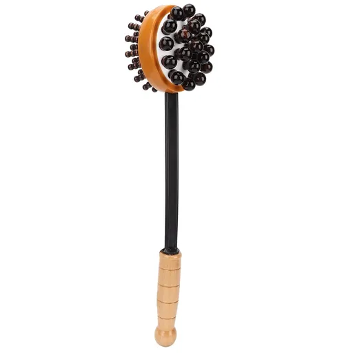 Handheld Body Massager Powerful Percussion Massage Hammer Flexible Wood Handle Relaxing Full Body Massage