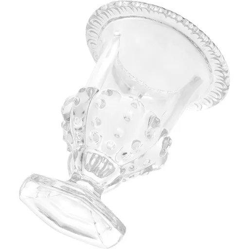 Crystal Glass Fruit Plate Small Storage Dish, European Style Snack Tray for Dessert and Candy Serving