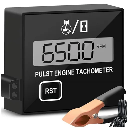 Digital Chainsaw Tachometer Small Engine Tachometer Digital Display Pulse Speedometer y13923