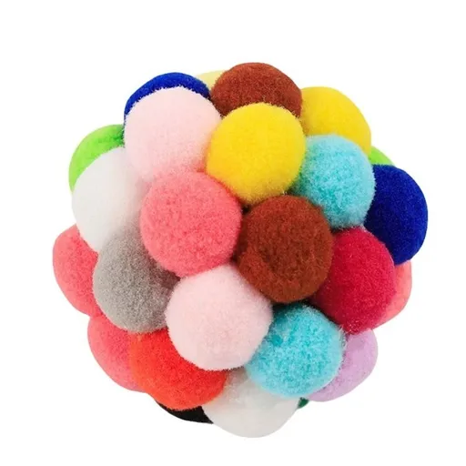 Cat Toys Balls, Soft and Light Wool Interactive Toys, Interactive Cat Toy Balls, Plush Toy Balls for Kitten Training and Play