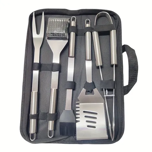 stainless steel BBQ tool set, BBQ utensils, outdoor grilling tools, Australian BBQ set, durable BBQ tools
