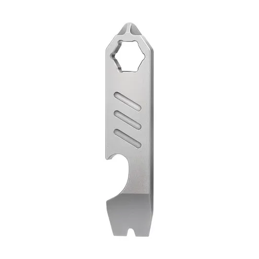 Titanium Pry Bar with Bottle Opener Function (Mini Pry bar)Mini pry bar opener/screwdriver head slot outdoor tool wrench.
