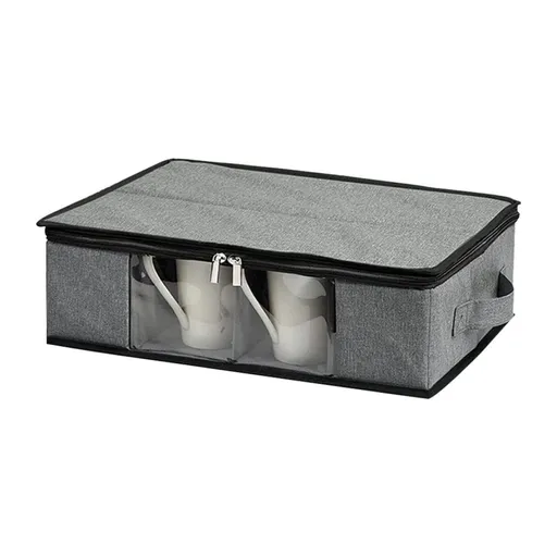 Storage box for coffee cups cup storage cup of coffee storage bowl of tea cup with divisors to hold 12 glass of wine