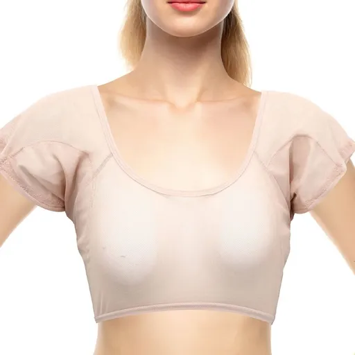 Women's Breathable Underarm Sweat Proof Vest, Moisture-Wicking Running , 1 Set