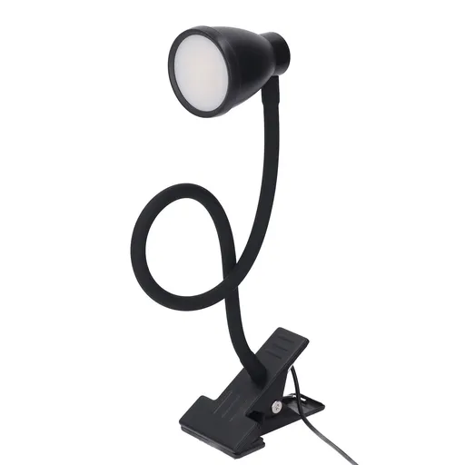 Clip On Desk Lamp 5W 24LEDs 10 Adjustable Brightness 3 Color Temperature USB Powered Flexible Gooseneck Clamp Desk Light for Bedroom Office