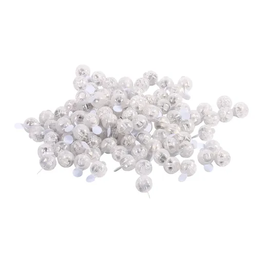 100Pcs/lot Round Flash Ball Lamps Balloon Lights Home Christmas Wedding Party Decor White