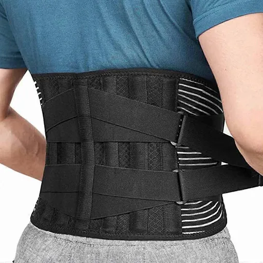 Low Back Pain Relief Belt - Breathable Lumbar Disc Support Wrap L