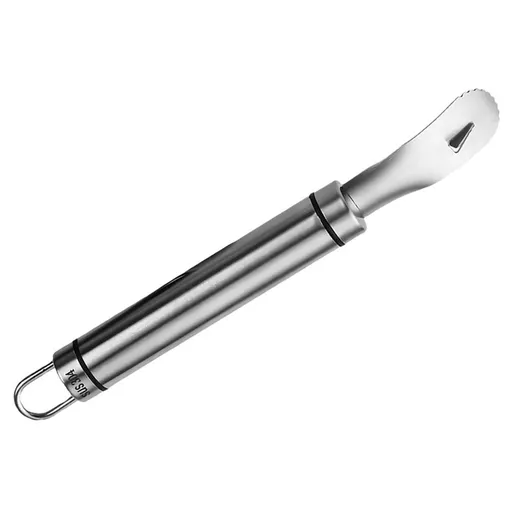 Plated Silver Stainless Steel Orange Peeler Portable Citrus Peeling Tool for Kitchen Use