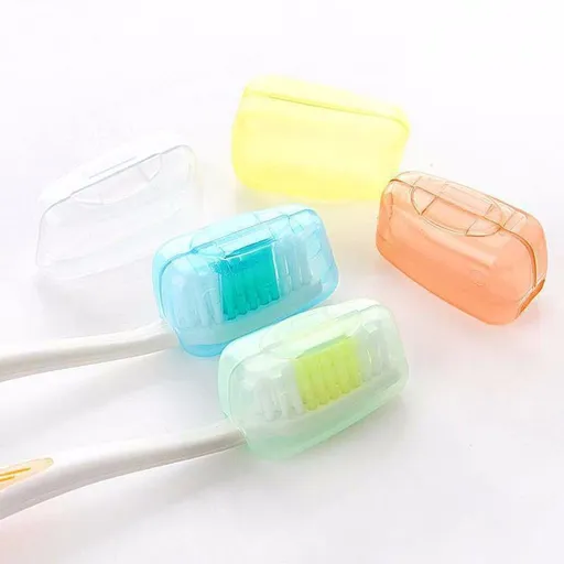 5 Packs Travel Toothbrush Covers, Silicone Toothbrush Head Caps for Electric and Manual Toothbrushes, Essential Bathroom Accessories for Home and Travel