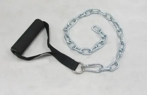 Single Stirrup Handle with Foam Grip + Snap Link with Chain
