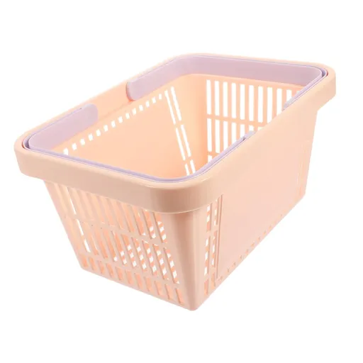 Storage Basket Mini Supermarket Cart Mini Baskets Portable Dishwasher Plastic Storage Household Plastic Basket Desktop Handhold