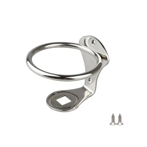Ring Stainless Drink Holder Marine Yacht Steel Cup Holders Boat Universal Hardware Drink Holder Deck Drink Holder Can Bottle