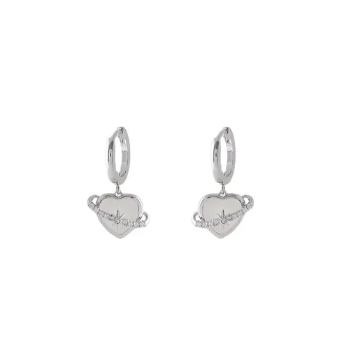 Titanium Ear Cuff Love Ear Buckle Female Autumn and Winter Minority Design Sense Womens Fashion Trendy
