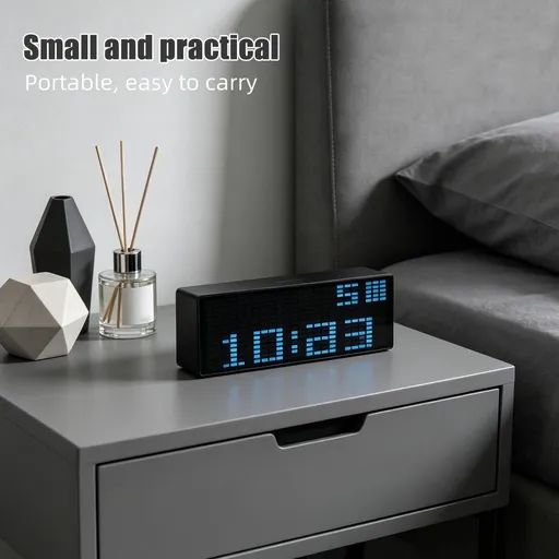 Music Rhythm Digital Clock with 384 Leds and 1624 Levels