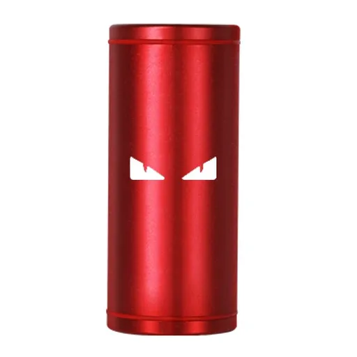 Aluminum Alloy Car Tissue Box Holder Little Monster Red