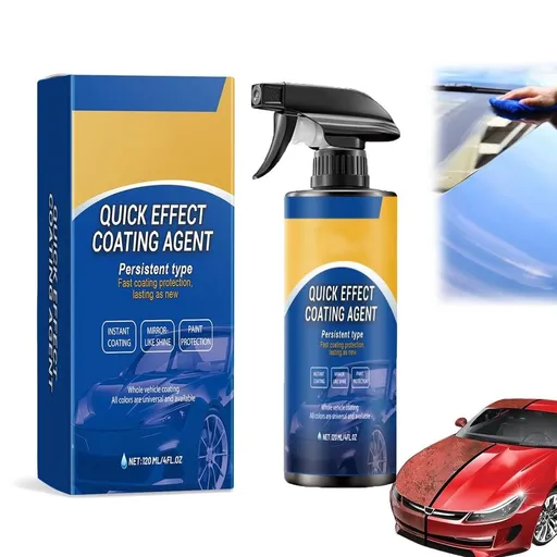 Advanced Car Quick-Acting Coating Agent Spray,Quick Effect Coating Agent,High Protection 3 In 1 Spray,Plastic Parts Refurbish Agents,Easy To Use And Clean
