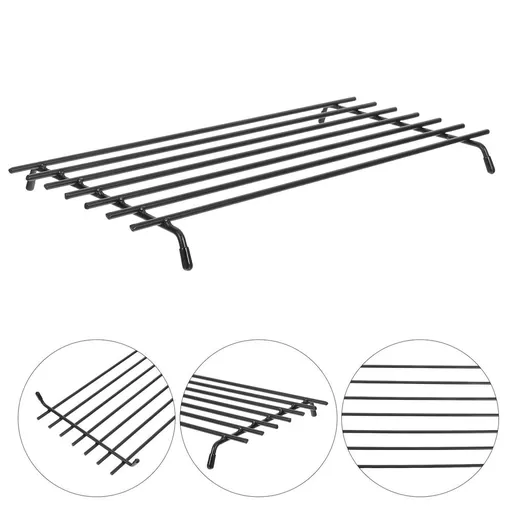 Metal Heat Resistant Trivet for Kitchen Countertop Hot Pan Protection Black