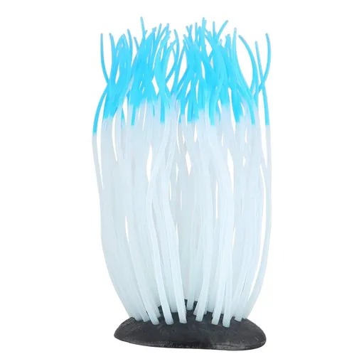 Simulation Silicone Luminous Sea Anemone Ornament Artificial Coral Plant Eco-Friendly Simulation Sea Anemone
