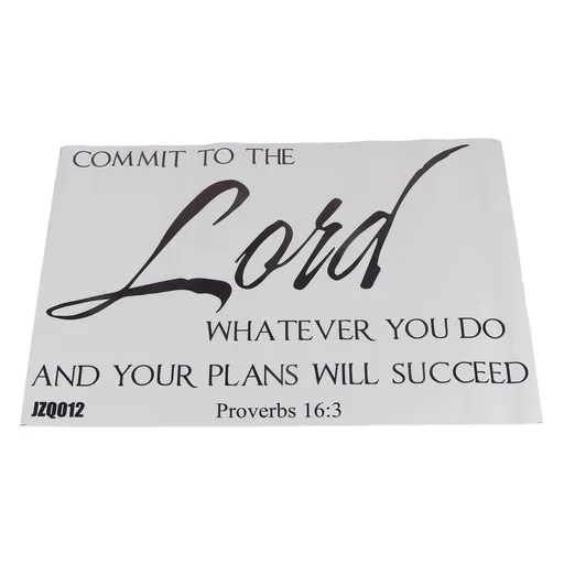 Adhesive Quote Motto Wall Sticker Bedroom Living Room Wall Decal Home Decoration