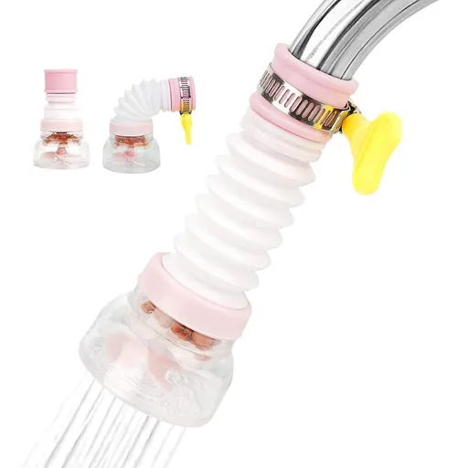 Kitchen Faucet, 3 Pcs Mini 360 Degree Rotating Faucet Water Filter 360 Kitchen Faucet Water Filter