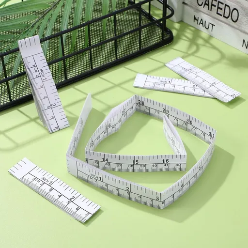 25Pcs Multi Color Disposable Measuring Tape in Paper for Nurses and Body Measurement Tasks