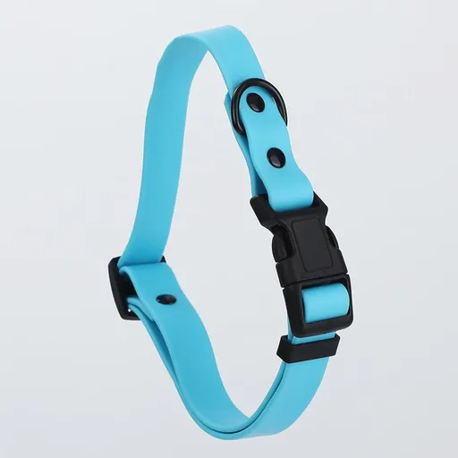 Dog Collar Roommate PVC Adjustable S M L Sky blue S size - recommended for dogs under 3-8kg