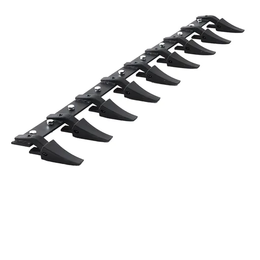 Bucket Tooth Bar, 1800mm, Heavy Duty Tractor Bucket 9 Teeth Bar for Loader Tractor Skidsteer, 2000 kg Load-Bearing Capacity Bolt On Design, for Efficient Soil Excavation and Bucket Protection