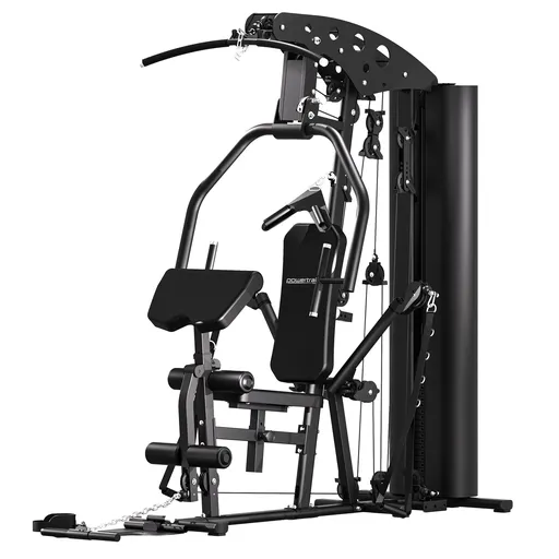 Powertrain 560 Home Multi Gym with 90kg Weight Stack Leg Press All-in-One Full Body Strength Training Machine