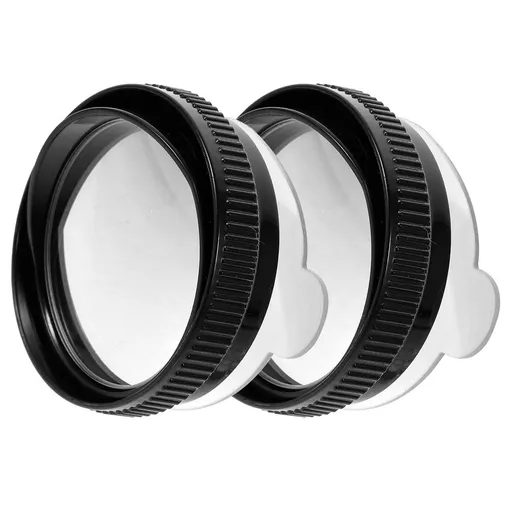 1 pair of suction cup blind spot rearview mirrors for cars. Blind spot rearview mirrors can be adjusted for cars