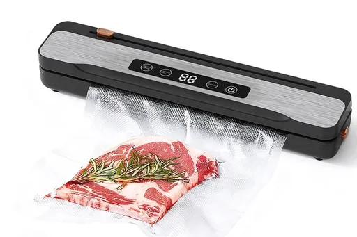 Vacuum Sealer Machine Wet And Dry Dual Use With Cutter Device 25cm Black
