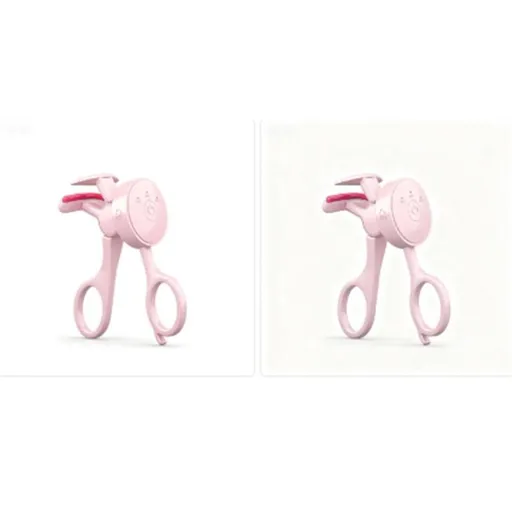 Heated Eyelash Curler Rechargeable Electric Lash Curler with Type-C, Anti-Burn Mini Heat Design, Gift for Women Girls, Pink 2pcs