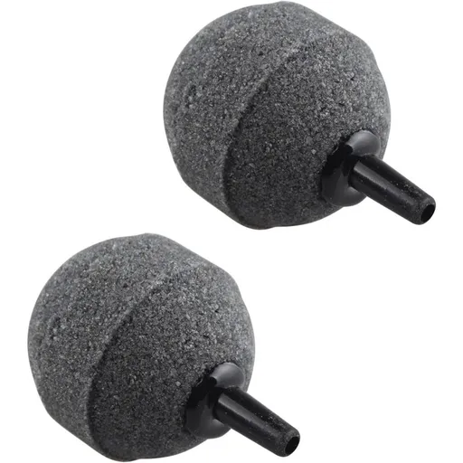 2 pcs 30Mm Fish Tank Ball Bubble Air Stones Diffuser For Fish Tank Aquarium Hydroponic Pump