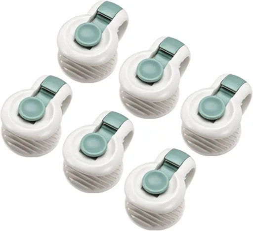 6 Pcs Plastic Duvet Cover Clips, Anti-Slip Fitted Sheet Corner Locks for Bedding, Comforter Fasteners