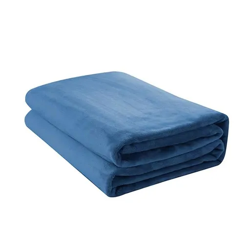 Micro Fleece Blanket 400GSM Super Soft Denim Single