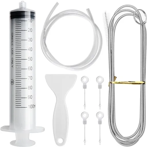 Refrigerator Drain Cleaner - For Cleaning the Refrigerator - Refrigerator Drain Hole, Cooling Tube, Drain Cleaner - Clogged Drain Cleaning Tool - Set of 8