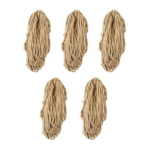 Sisal Rope Natural Jute Hemp Manila Twine String Cord 1-14mm Thick Craft DIY - 5Rolls-12MM*50M
