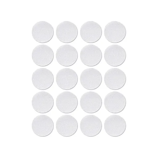 Strong Sticky Round Self Adhesive Dots DIY Bond Tape No Mark Fasteners - Transparent 102 Pairs - 15mm