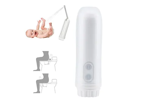 Portable Travel Electric Bidet Sprayer Handheld Personal Bidet Sprayer Mini Bidet Sprayer Toilet Hygiene -White
