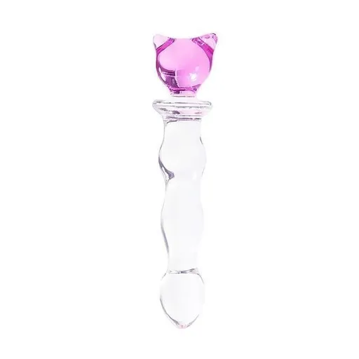 House Of Dasein Glass Dildo Sex Toy Women - Pink - Kitten Wand